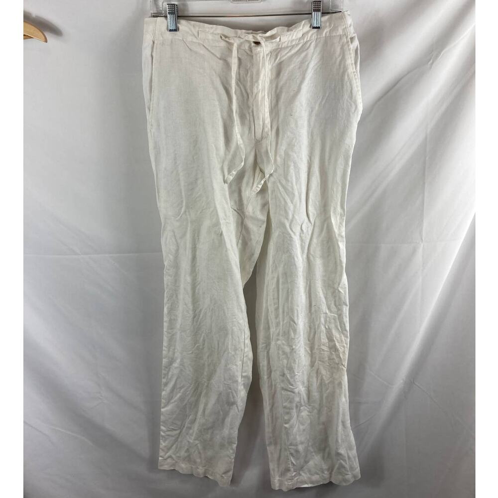 Caribbean Joe Linen Beach Pant Size medium